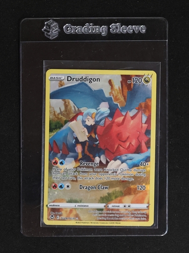 2022 Pokémon Sword & Shield Silver Tempest #TG09 Druddigon — front