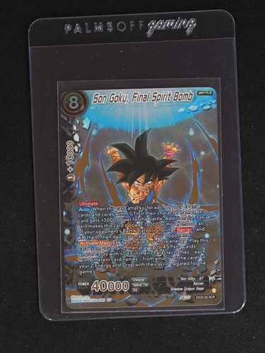 2023 Dragon Ball Super EX23-52 Son Goku, Final Spirit Bomb SCR — front