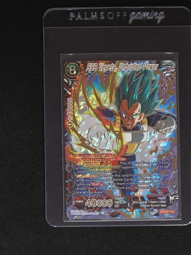 2022 Dragon Ball Super Card Game BT16-147 SSB Vegeta, Unbridled Power — front
