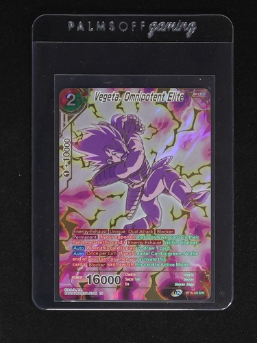 2021 Dragon Ball Super Card Game BT15-143 Vegeta, Omnipotent Elite — front
