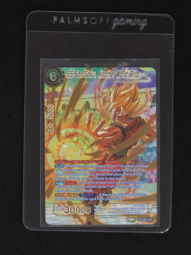 Dragon Ball Super Card Game SS Son Goku, Another World Blitz #BT18-037 — front