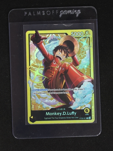 2023 One Piece Card Game ST29-001 Monkey.D.Luffy — front