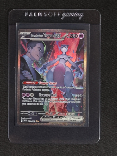 2023 Pokémon TCG SV10: Destined Rivals #231 Team Rocket's Mewtwo ex — front