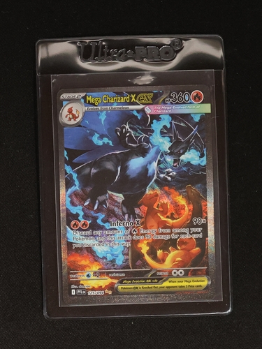 2025 Pokémon #125 Mega Charizard X EX — front