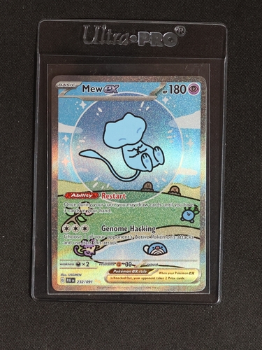 2023 Pokémon SV: Paldean Fates #232 Mew ex — front