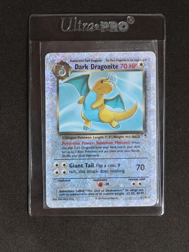 2002 Pokemon Legendary Collection #5 Dark Dragonite — front