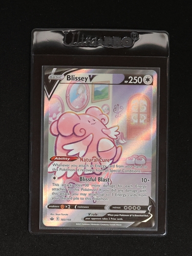 2021 Pokémon Chilling Reign #183 Blissey V — front