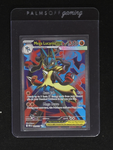 2016 Pokémon TCG ME01 Mega Lucario EX #160 — front