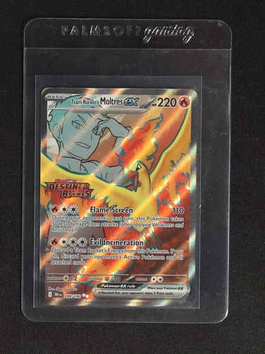 2025 Pokémon #208 Team Rocket's Moltres ex — front