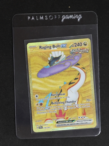 2024 Pokémon #218 Raging Bolt EX — front