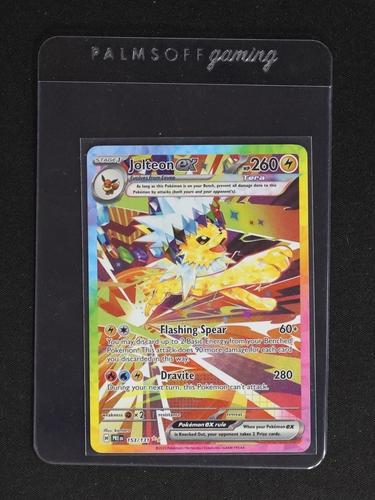 2022 Pokémon Sv: Prismatic Evolutions #153 Jolteon ex — front