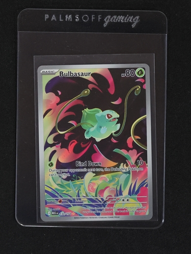 2025 Pokémon #133 Bulbasaur ME01 Mega Evolution Illustration Rare — front