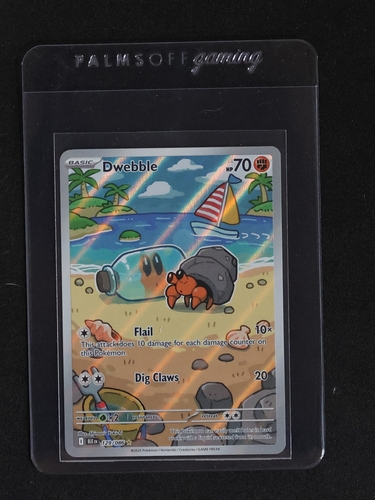 2025 Pokémon TCG Black Bolt Illustration Rare #129 Dwebble — front