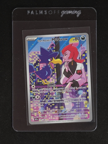 2025 Pokémon TCG SV10: Destined Rivals #200 Team Rocket's Murkrow — front