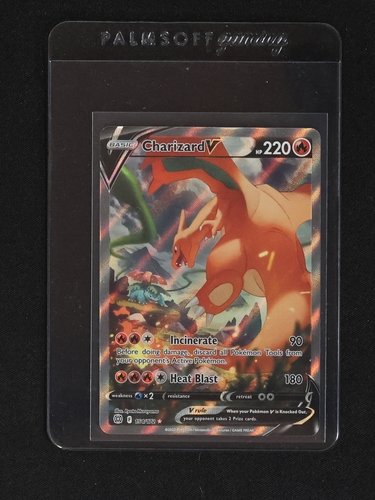 2022 Pokémon TCG Sword & Shield Brilliant Stars #154 Charizard V — front