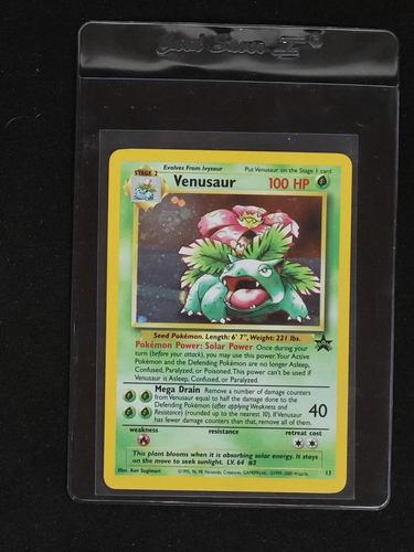 2000 Pokemon Black Star Promo #13 Venusaur — front