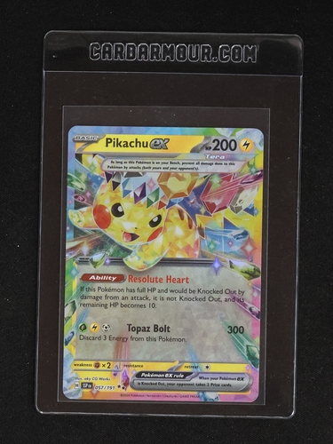2023 Pokémon TCG Surging Sparks #057 Pikachu ex — front