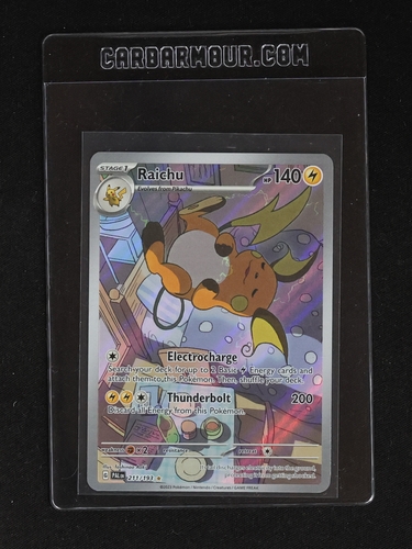 2023 Pokémon SV02: Paldea Evolved #211 Raichu Illustration Rare — front