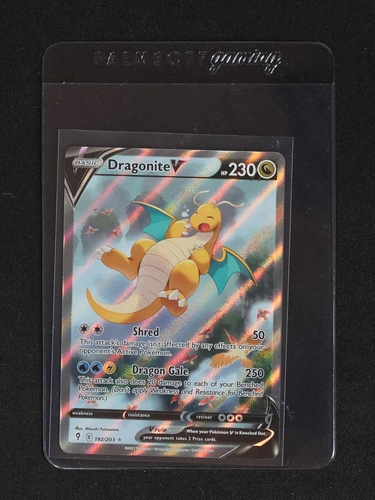 2022 Pokémon TCG Evolving Skies #192 Dragonite V — front