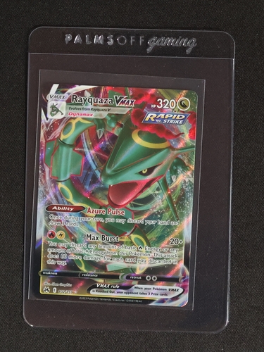 2023 Pokémon TCG Crown Zenith #102 Rayquaza VMAX — front