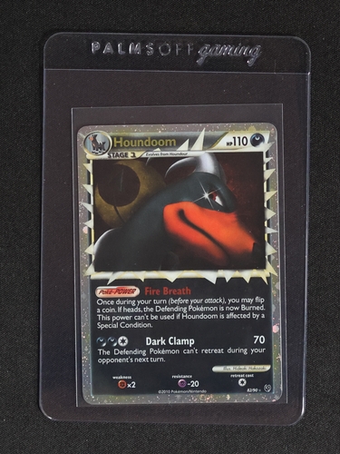 2010 Pokémon TCG HeartGold & SoulSilver Undaunted #82 Houndoom Prime — front