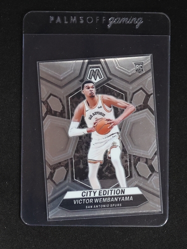 2023-24 Panini Mosaic #282 City Edition Victor Wembanyama — front