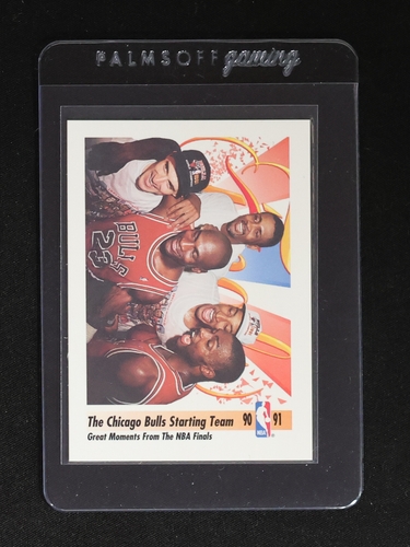 1991-92 SkyBox #337 The Chicago Bulls Starting Team — front