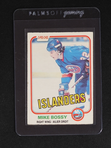 1981-82 O-Pee-Chee #198 Mike Bossy — front