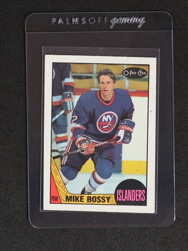 1987-88 O-Pee-Chee #105 Mike Bossy — front