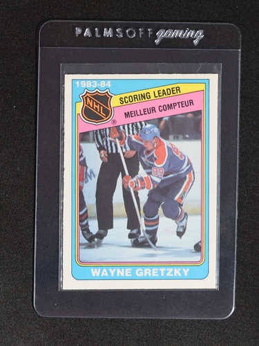 1983-84 O-Pee-Chee #380 Wayne Gretzky Scoring Leader — front