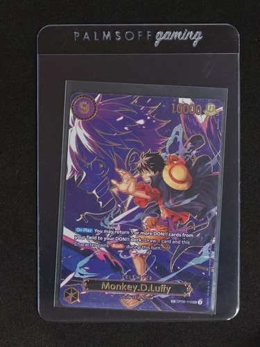 2025 One Piece OP09-119 Monkey D. Luffy Carrying On His Will — front