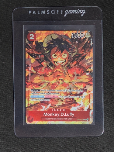 2022 One Piece Card Game OP01-024 Monkey.D.Luffy Alternate Art — front