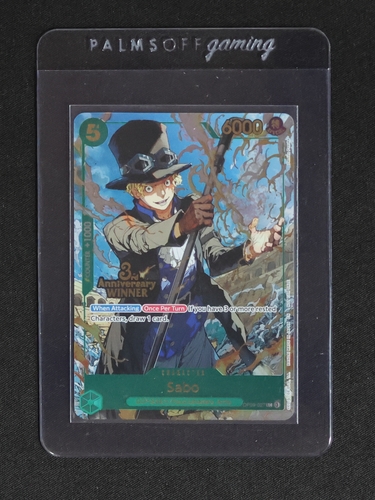 2023 One Piece Card Game OP09-027 Sabo 3rd Anniversary Winner — front