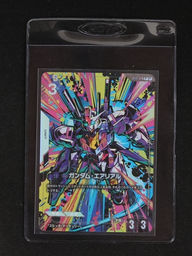 Bandai Gundam Card Game GD01-070 Gundam Aerial R+ Rebuild Parallel — front