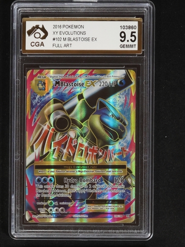 2016 Pokemon XY Evolutions #102 M Blastoise EX Full Art — front