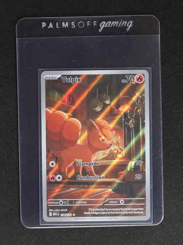 2023 Pokémon 138/132 Vulpix Illustration Rare Mega Evolution — front