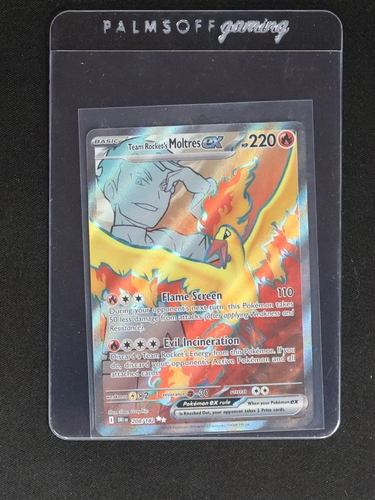2025 Pokémon TCG #208 Team Rocket's Moltres EX — front