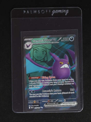 2023 Pokémon Sv10: Destined Rivals #217 Team Rocket's Crobat ex — front