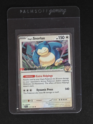 2024 Pokémon SV09: Journey Together #117 Hop's Snorlax — front