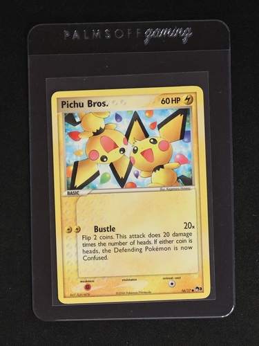2006 Pokemon Pop Series 3 #16 Pichu Bros. — front