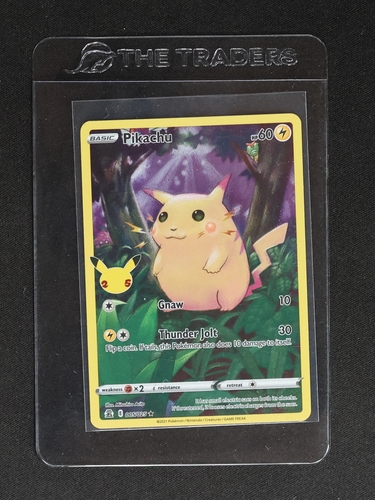 2021 Pokémon Celebrations #005 Pikachu — front