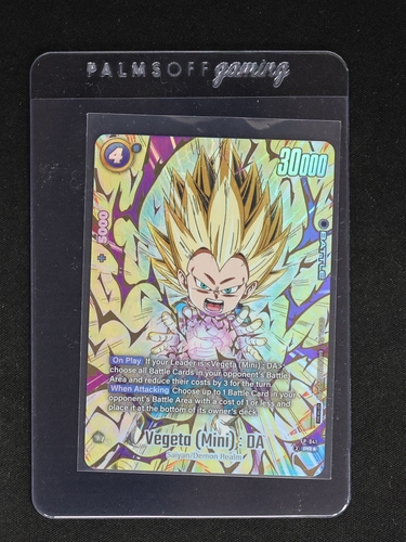 2024 Dragon Ball Super Fusion World #FP-041 Vegeta (Mini) DA Tournament Championship Prize Promo — front
