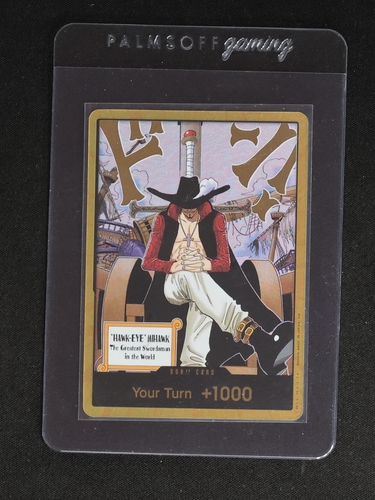 One Piece The Azure Sea's Seven OP14 Hawk-Eye Mihawk Don Card — front