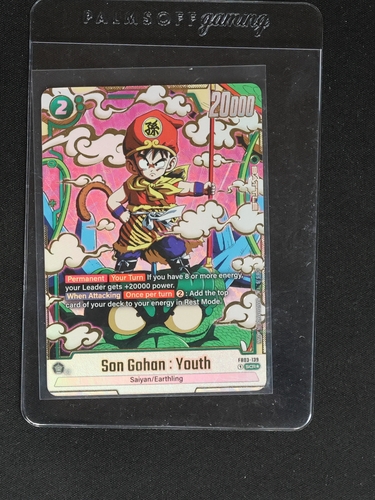 Dragon Ball Super Fusion World Raging Roar Son Gohan: Youth FB03-139 — front