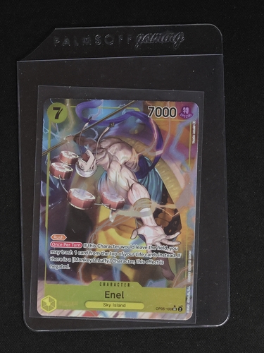 Enel OP05-100 SR Alternate Art Awakening of the New Era — front