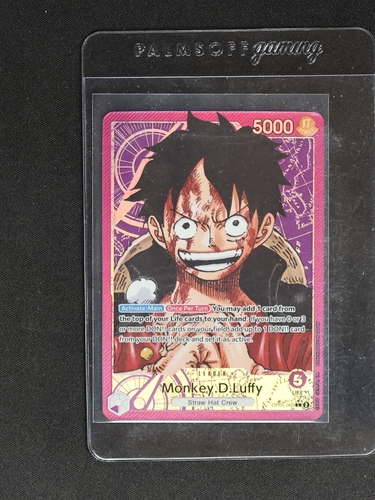 2022 One Piece TCG #ST01-001 Monkey.D.Luffy — front