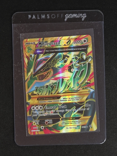 2015 Pokémon XY Ancient Origins #98 Mega Rayquaza EX — front