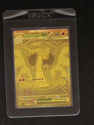 2025 Pokémon #130 Mega Charizard X EX — front