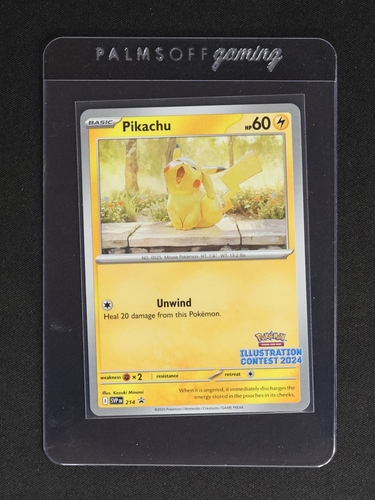 2024 Pokémon #214 Pikachu Illustration Contest — front