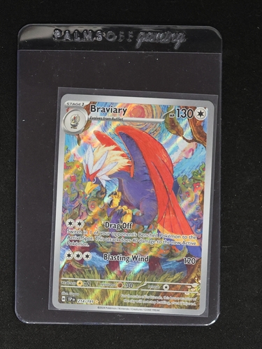 2023 Pokémon TCG SV08: Surging Sparks #214/191 Braviary — front